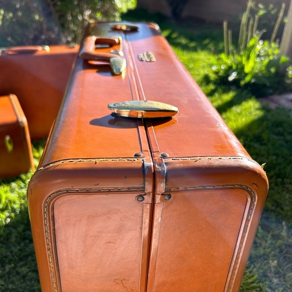 Samsonite Shwayder Brothers Vintage Three Piece Luggage Set EUC - Picture 7 of 16